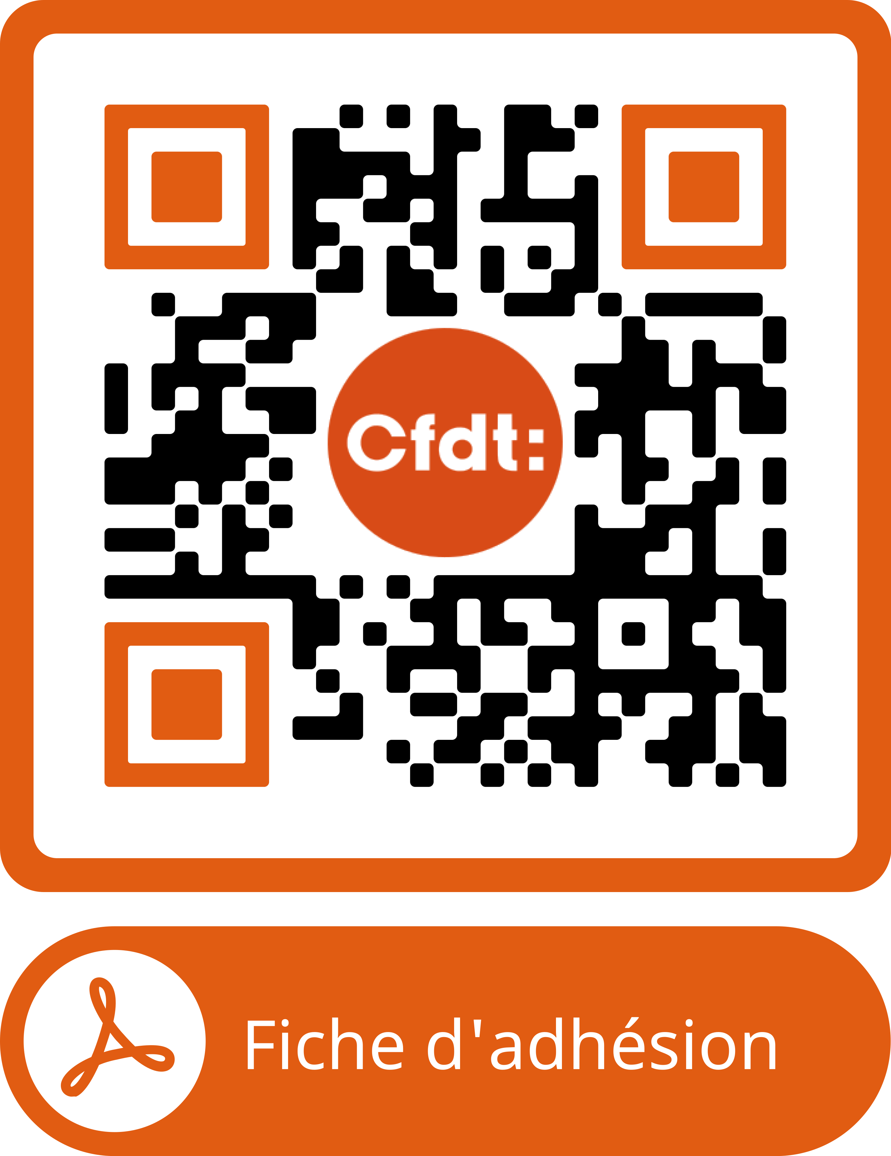Fiche d'adhésion PAC à la CFDT (PDF)