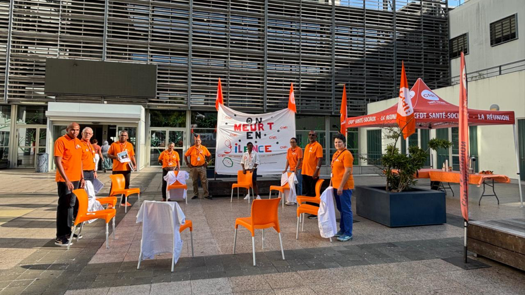 Rassemblement au CHU Nord